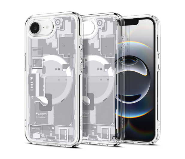 SPIGEN Ultra Hybrid Mag Magsafe do iPhone 16E Zero One White ACS09142 - 1319766 - zdjęcie 2